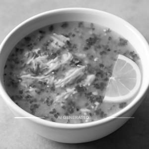 Lemon Coriander Chicken Soup