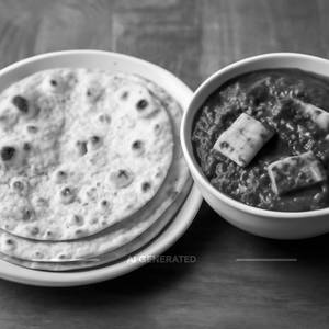 3 Phulka With Methi Chaman