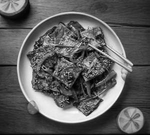 Tofu in a dry pot