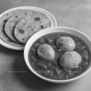 Egg tomato curry + 3 pulka