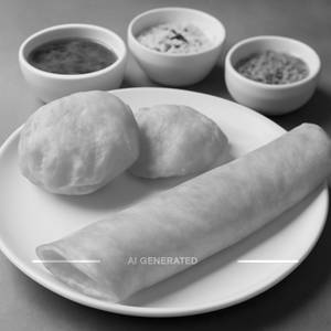 2 Poori with Sada Dosa