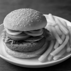 Burger + French Fries