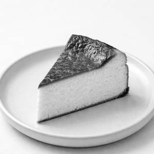 Vanilla Basque Cheese Cake Slice