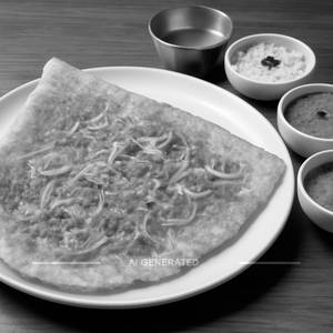 Ghee Karam Onion Dosa