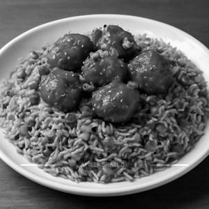 Chicken manchuria fried rice