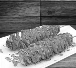 Tandoori potato spiral