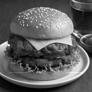 Chicken Zinger Burger-Tandoori With Cheese