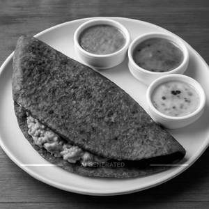 Ragi Masala Onion Dosa