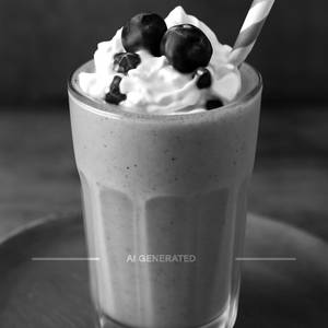 Luscious Bloue Berry Belgian Shake
