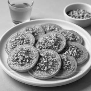 Pink Almond Crunch Pancakes (8 Pcs)