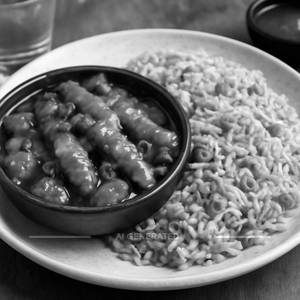 Baby Corn Manchurian With Veg Fried Rice