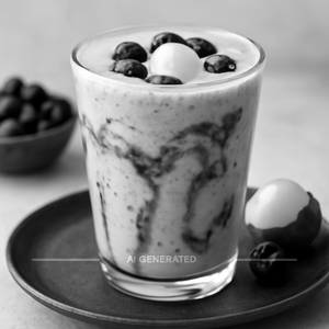 Blueberry Lychee Milkshake