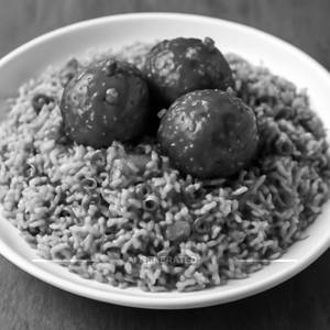 Egg manchuria fried rice