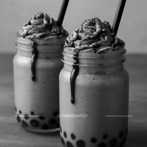 Chocolate coffee milkshakes