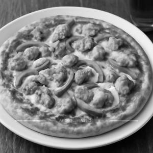 Natural chicken pizza