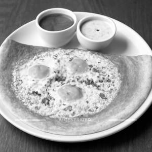 Triple Egg Dosa