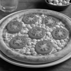 Tomato And Corn Pizza [7 Inches]