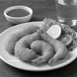 Golden Fried Prawns