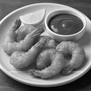 Golden Fried Prawns