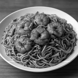 Prawns Manchurian Noodles