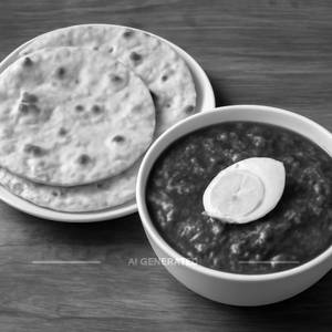 3 pulka and egg palak                                                                                                                            