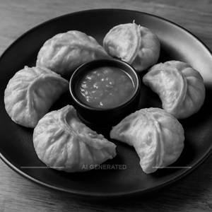Veg Fried Momos (6 Pcs)