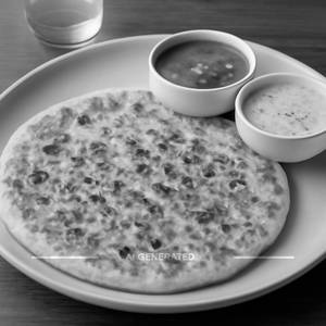 Ghee Onion Uttapam