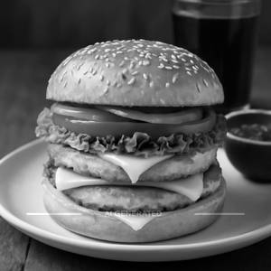 Paneer Double Cheese Burger