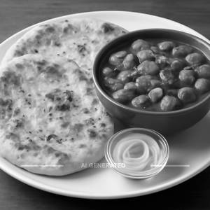 Chole With 2 Kulcha