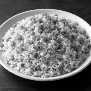 Onion fried rice