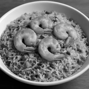 Special prawns fried rice