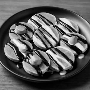 Dark & white fantasy pancakes [8 pieces]