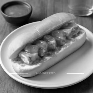 Paneer hot dog