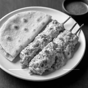 Afghani Chaap With 2 Rumali Roti       