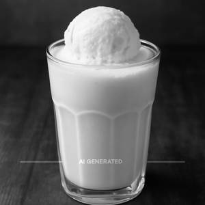Vanilla Shake With Ice Cream
