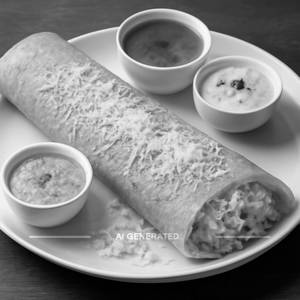 Cheese Coconut Masala Dosa