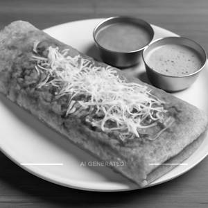 Butter schezwan cheese dosa