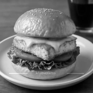 Paneer cheese burger