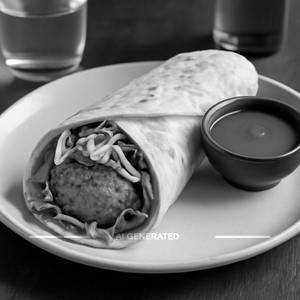 Aloo Tikki Wrap