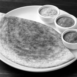 Ghee pachi karam dosa