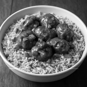 Chicken manchurian rice