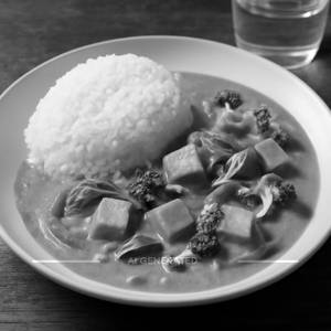 Red Thai Curry With Rice