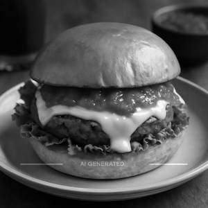 Schezwan Cheese Burger