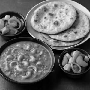 Kaju Curry + Choice of Breads + Salad