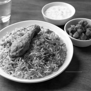 Chicken Dum Biryani + Chicken 65 Half