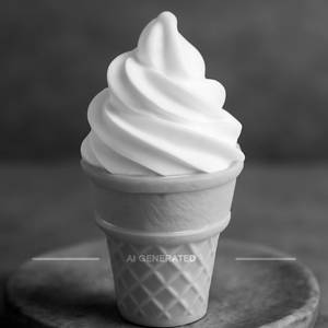 Mango And Vanilla Ice Cream
