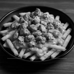 Chicken cheese fries