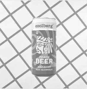 Coolberg Non Alcoholic Beer-Peach 300ml Tin