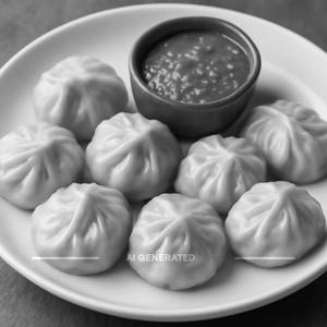 Veg steam momos
