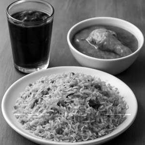 Biryani Rice + Chicken Curry + 250ml Cool Drink